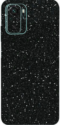 AsSkin Redmi Note 10s, Mi Note10s Mobile Skin(Ultra Black Glitter Skin With High Matte Finish.)