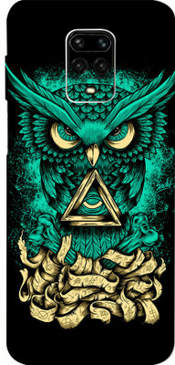 LAMHA Redmi Note 10 Lite, redmi note 10 lite Mobile Skin(Ultra Super Angry Owl With High Matte Finish., Mobile Skin (Back+Side+Camera))