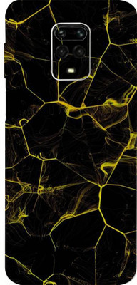 LAMHA Redmi Note 10 Lite, redmi note 10 lite Mobile Skin(Ultra Super Black Abstract With High Matte Finish., Mobile Skin (Back+Side+Camera))