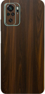 AsSkin Redmi Note 10S, redmi note 10s, Mi note 10s Mobile Skin(Ultra Super Mahogany Wood With High Matte Finish.)