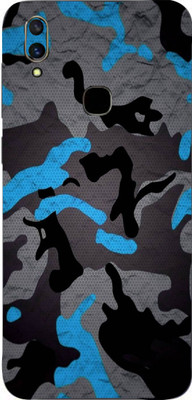 AsSkin Vivo Y11, vivo y11 Mobile Skin(Ultra Super camo Blue With High Matte Finish.)