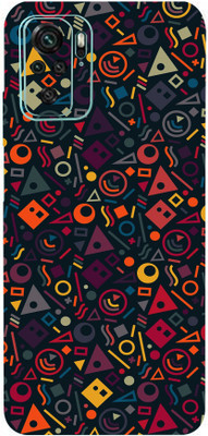 LAMHA Redmi Note 10 Mobile Skin(Ultra Geometric Shape With High Matte Finish.)
