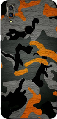 AsSkin Vivo Y11, vivo y11 Mobile Skin(Ultra Super camo Orange With High Matte Finish.)
