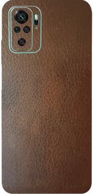 TJ CREATION REDMI Note 10S Mobile Skin(Ultra Super Brown Leather Skin With High Matte Finish.)