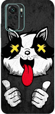 AsSkin Redmi Note 10s, Mi Note10s Mobile Skin(Ultra Crazy Cat Skin With High Matte Finish.,.)