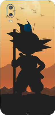 TJ CREATION Vivo y11 Mobile Skin(Ultra Super Goku SunSet Skin With High Matte Finish., Mobile Skin (Back+Side+Camera))