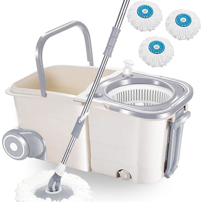 V-MOP Double Bucket Spin Magic Mop Set Mop Set(Multicolor)