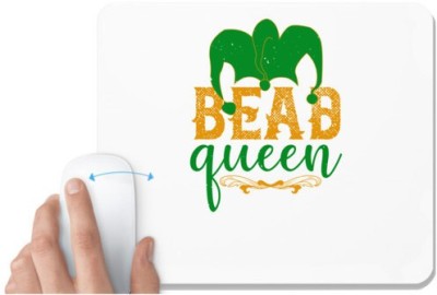UDNAG White Mousepad 'Mardi Gras | New Orleans new me' for Computer / PC / Laptop [230 x 200 x 5mm] Mousepad(White)