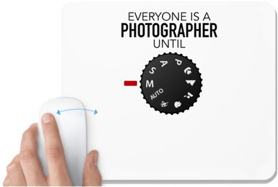 UDNAG White Mousepad 'Boating | The hunger game will start' for Computer / PC / Laptop [230 x 200 x 5mm] Mousepad(White)