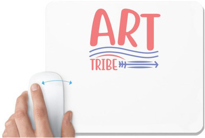 UDNAG White Mousepad 'Student teacher | ART TRIBE' for Computer / PC / Laptop [230 x 200 x 5mm] Non Slip Base Mousepad(White)