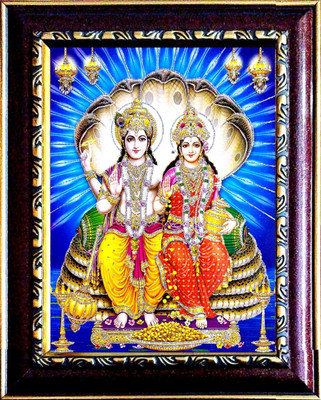 SUNINOW vishnu laxmi Religious Frame