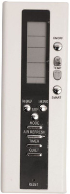 PP AC 119 COMPATIBLE FOR KELVINATOR / VOLTAS / BLUESTAR . Old Remote Must be Exactly Same, Send Old Remote Picture at 9822247789 (WhatsApp) for Verification Remote Controller(White , Black)
