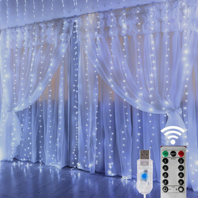 MANSAA 300 LEDs 3 m White Color Changing, Flickering, Steady String Rice Lights(Pack of 1)