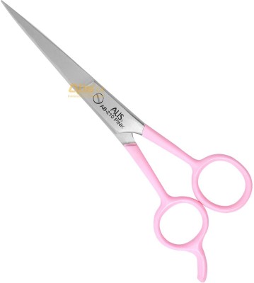 alis SUPERCUT Beauty Salon Barber Hair Cutting | Beauty Parlour Hair Cutting Scissor | Razor Edge Scissor WIth Pink Colour Handle Hair Dressing Scissors Men/Womens 6.5 Inch (16.5 CM Barber Scissor Handle Pink Pack of 1) Scissors(Set of 1, Pink Handle)