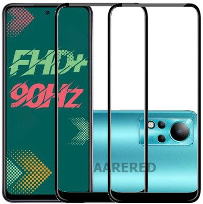 AARERED Edge To Edge Tempered Glass for Infinix Note 11(Pack of 2)