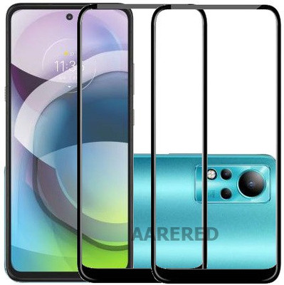 AARERED Edge To Edge Tempered Glass for Infinix Zero 5G(Pack of 2)