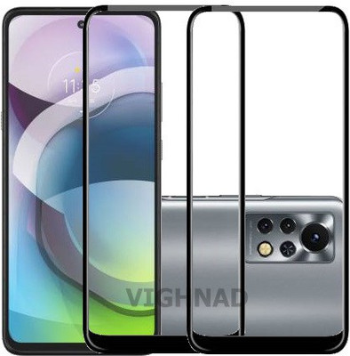 VIGHNAD Edge To Edge Tempered Glass for Infinix Note 11s(Pack of 2)