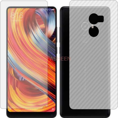 Fasheen Front and Back Tempered Glass for XIAOMI MI MIX 2 SPECIAL EDITION (Front Matte Finish & Back 3d Carbon Fiber)(Pack of 2)