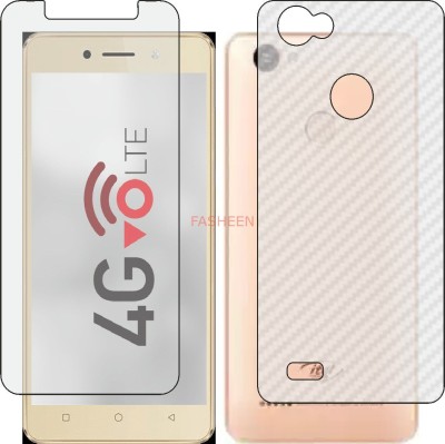 Fasheen Front and Back Tempered Glass for ITEL WISH A41 PLUS(Pack of 2)