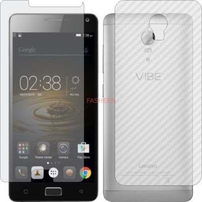 Fasheen Front and Back Tempered Glass for LENOVO VIBE P1 TURBO (Front Matte Finish & Back 3d Carbon Fiber)(Pack of 2)