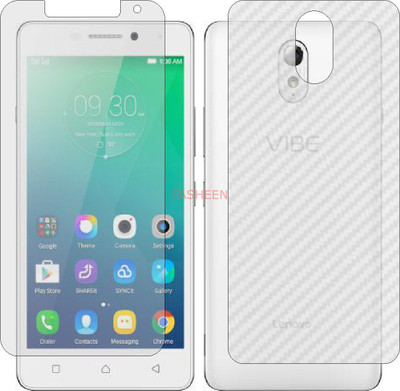 Fasheen Front and Back Tempered Glass for LENOVO VIBE P1M (Front Matte Finish & Back 3d Carbon Fiber)(Pack of 2)