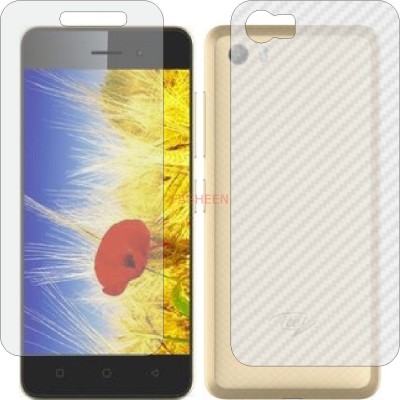 Fasheen Front and Back Tempered Glass for ITEL WISH A21 (Front Matte Finish & Back 3d Carbon Fiber)(Pack of 2)