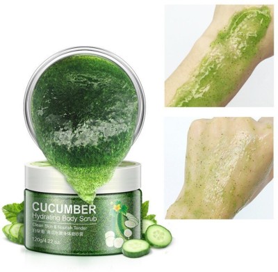 Boi Moi Cucumber Skin Facial Scrub Hydrating Face Scrub Exfoliating Lotion Moistuizing Mud Exfoliating Gel Body Face  Scrub(120 ml)