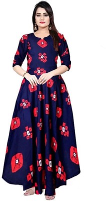 City Craft Women Maxi Red Dress