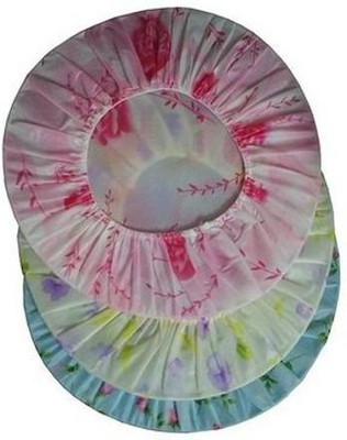 GOLIWS 3 in 1 packing Premium Quality Reusable Printed Shower Cap With Elastic Band(pack of 3)