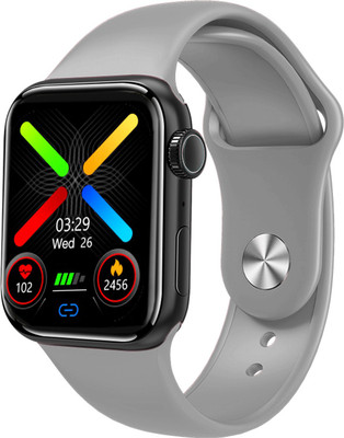 Time Up Game Calling Inbuilt Speaker Smartwatch(Grey Strap, 40)