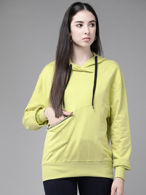 THE DRY STATE Full Sleeve Solid Women Sweatshirt