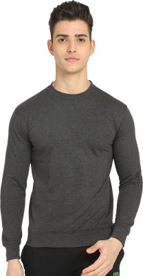 Dyca Full Sleeve Solid Men Sweatshirt