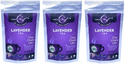 Nature Chai Lavender Green Tea Pure & Light Loose Green Tea Leaves 50gx3 (Total 150g)Pack, All Natural Flavour, Zero Calories - Improves Metabolism & Reduces Waist In Zip Pack Tea Pouch(3 x 16.67 g)