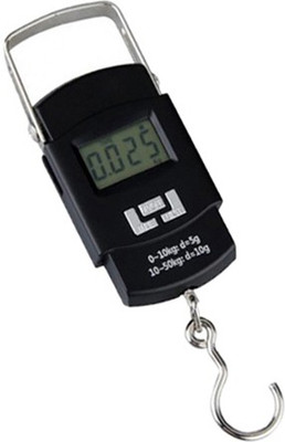 QNOVE 50 Kg Hook Type Digital Led Screen Portable Luggage Weighing Scale C245QA Weighing Scale(Black)
