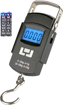 Glancing Weight Checking Machine For Luggage- Smiley Mini Digital Plastic and Metal Hanging Weighing Scale with LCD Display and Green Background Light 50 kg /30/KGac Weighing Scale(Multicolor) Glancing Weight Checking Machine For Luggage- Smiley Mini Digital Plastic and Metal Hanging Weighing Scale with LCD Display and Green Background Light 50 kg /30/KGac Weighing Scale(Multicolor)