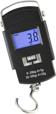 QNOVE Weighing Scale Digital Portable Hook Type 50Kg C439QA Weighing Scale(Black)