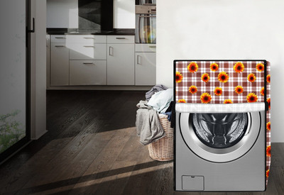 The Furnishing Tree Front Loading Washing Machine  Cover(Width: 66 cm, 8 KG Front Load Washing machine cover)