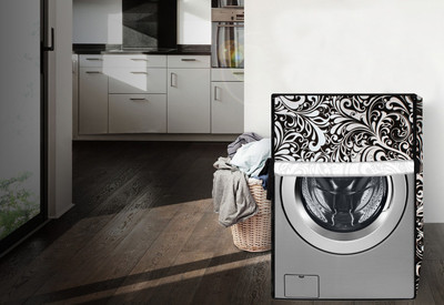 The Furnishing Tree Front Loading Washing Machine  Cover(Width: 61 cm, 7 KG Front Load Washing machine cover)