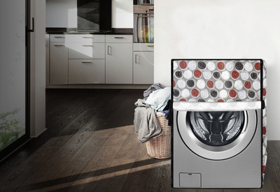The Furnishing Tree Front Loading Washing Machine  Cover(Width: 61 cm, 7 KG Front Load Washing machine cover)