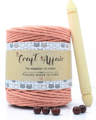 Craft Affair Peach Thread(100 m Pack of1)