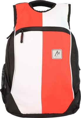 Mike Multi purpose Laptop Backpack - White & Red 21 L Laptop Backpack(Multicolor)