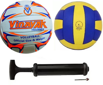 clark orange mashine pu volleyball and classic combo Volleyball - Size: 4(Standard, Pack of 2)
