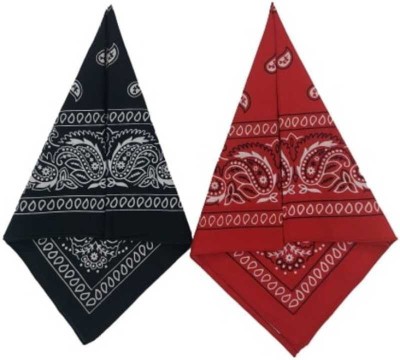 CozyFox Men & Women, Boys & Girls Printed Bandana(Pack of 2)