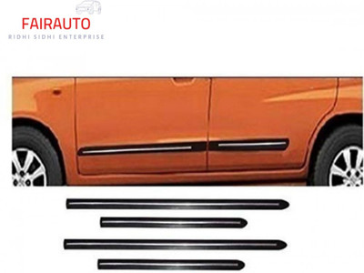 Ridhi Sidhi Universal Fit Car Door Side Beading with Chrome LINE Design - Set of 4 Car Beading Roll For Door(5 m)