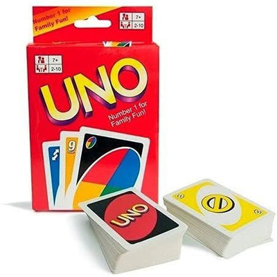 JGJ 151 Uno Playing Cards (Pack of 108 Cards)(Red)