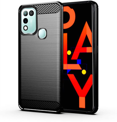 Flipkart SmartBuy Back Cover for Infinix Hot 10 PLAY(Black, Grip Case, Pack of: 1)