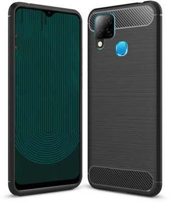Flipkart SmartBuy Back Cover for Infinix Hot 10s(Black, Grip Case, Pack of: 1)