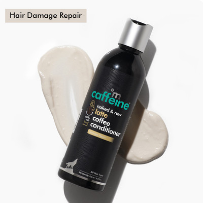 mCaffeine Latte Coffee Conditioner for Damage Repair with Coconut Milk | Nourishes Dry Hair & Controls Frizz | Sulphate & Paraben Free for Smooth & Shiny Hair | For Men & Women(250 ml)
