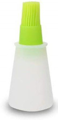 FIVANIO Silicone Cooking Oil Bottle with Brush Silicone Round Pastry Brush(Pack of 1)