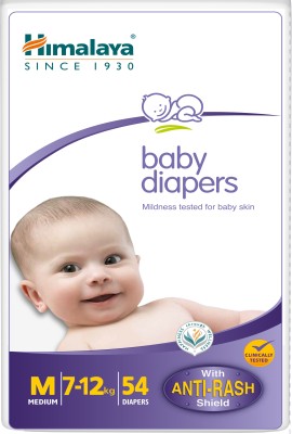 HIMALAYA Baby Diapers Medium - M(54 Pieces)